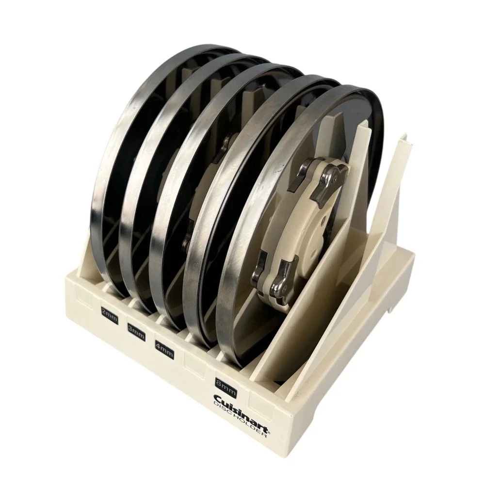 Cuisinart Disc Holder DLC-077 with 5 Slicing Shredding Discs for DLC-7 Series